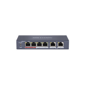 Hikvision DS-3E0106P-E/M(O-STD)4 Port Fast Ethernet Unmanaged POE Switch